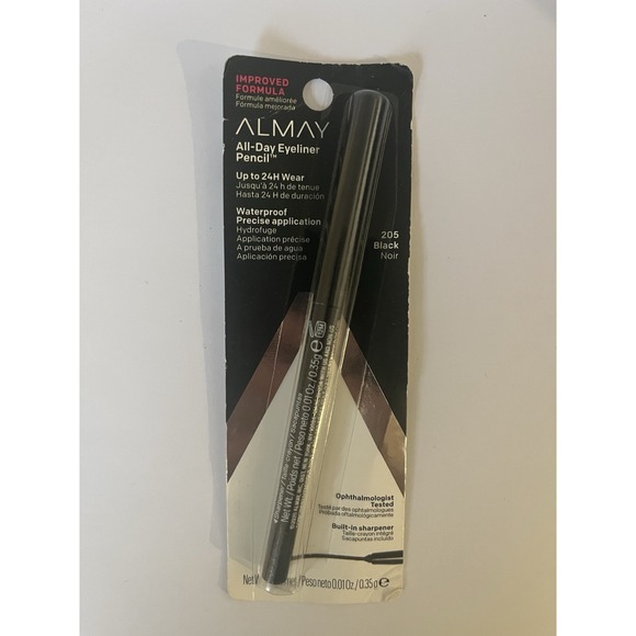 Almay All-Day Intense Gel Eyeliner 0.35g   205 - Black Noir- Waterproof - Picture 1 of 2